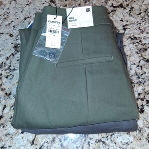 Express Women's Olive Ankle Pants